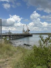 Presumably this jetty serves one or more of the various bits of industry round here